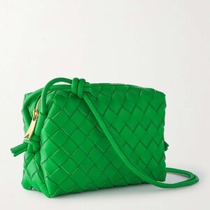 BOTTEGA VENETA Loop mini intrecciato leather shoulder bag
